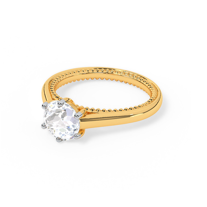 Solitary Sparkle 73 Cuts Solitaire Ring