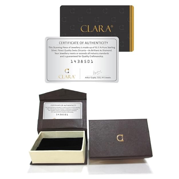 Clara 925 Sterling Silver Asscher Solitaire Pendant