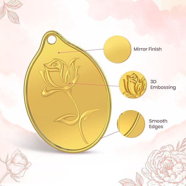 Malabar Gold & Diamonds 24K (999) Gold Coin Pendant