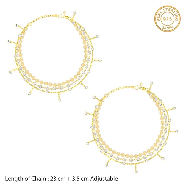 GIVA 925 Silver Golden